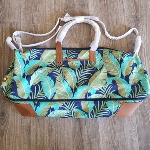 Palm leaf travel bag